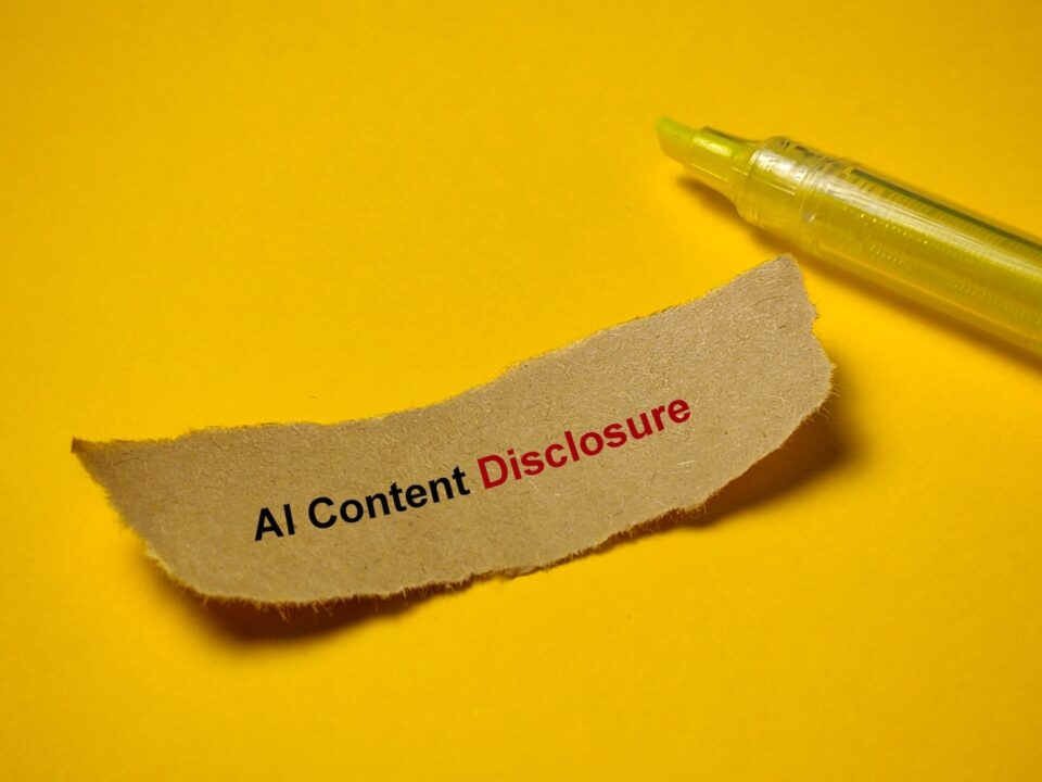 ai content disclosure